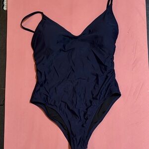 J. Crew Navy One Piece Swimsuit